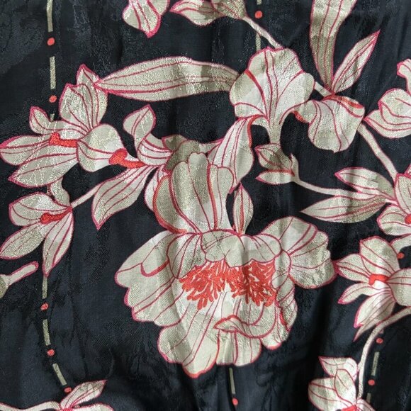 Anthropologie Harlyn Audria Black Multicolour Floral Jumpsuit Size L - Picture 7 of 7